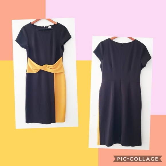 ❤ 3x$30 Color Block Twist Front Dress NWOT ❤ - Picture 2 of 3